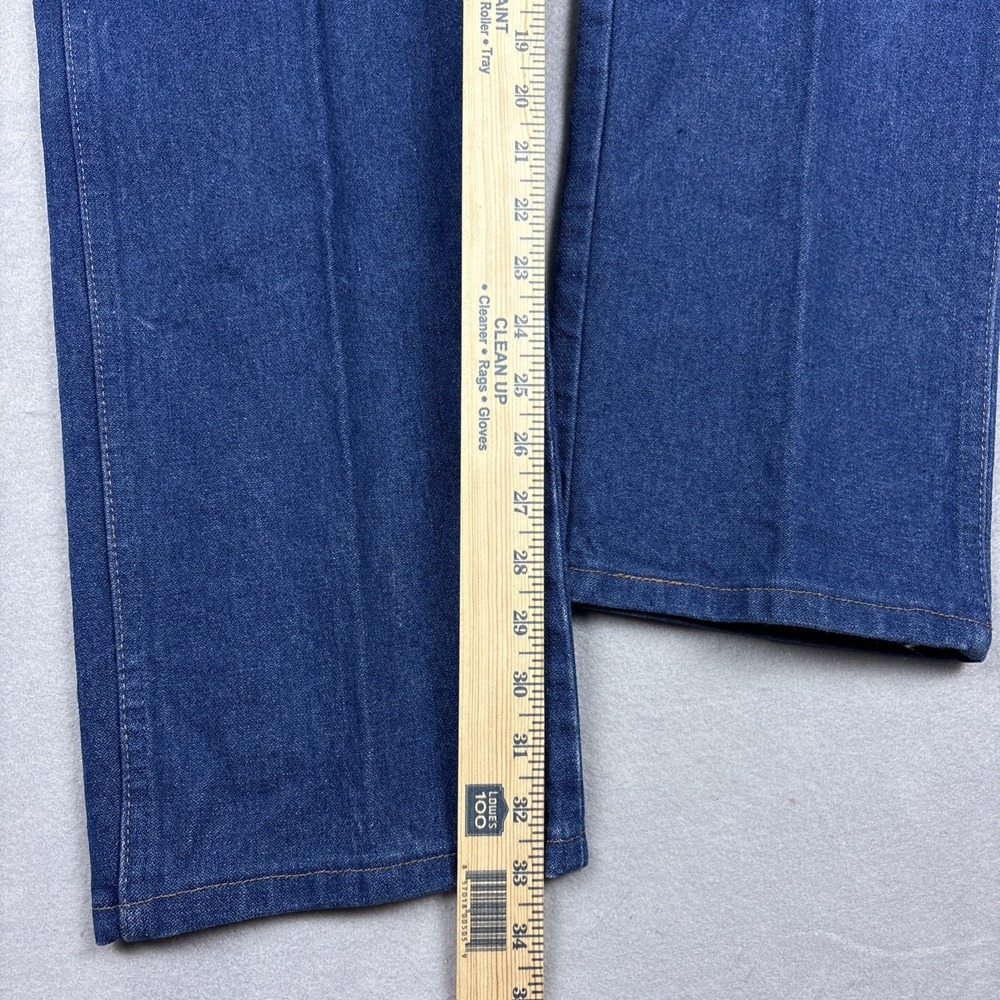 Wrangler 13MWZ Jeans Men’s 33x34 (Fits 33x33) Blue Cowboy Cut Made In Mexico - Picture 5 of 10